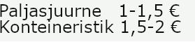 maasikad hind 1-2 €
