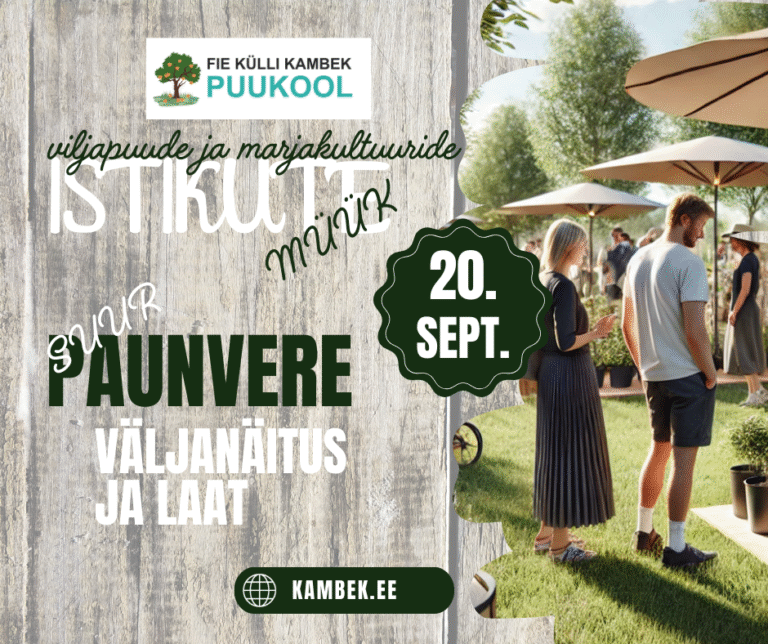 20.09.2025 Suur Paunvere väljanäitus ja laat