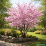 Jaapani kirsipuu hübriid 'Accolade' kevadel