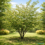 Jaapani kirsipuu hübriid 'Accolade' suvel