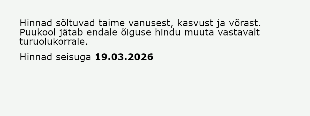 hinnad seisuga 19.03.2026