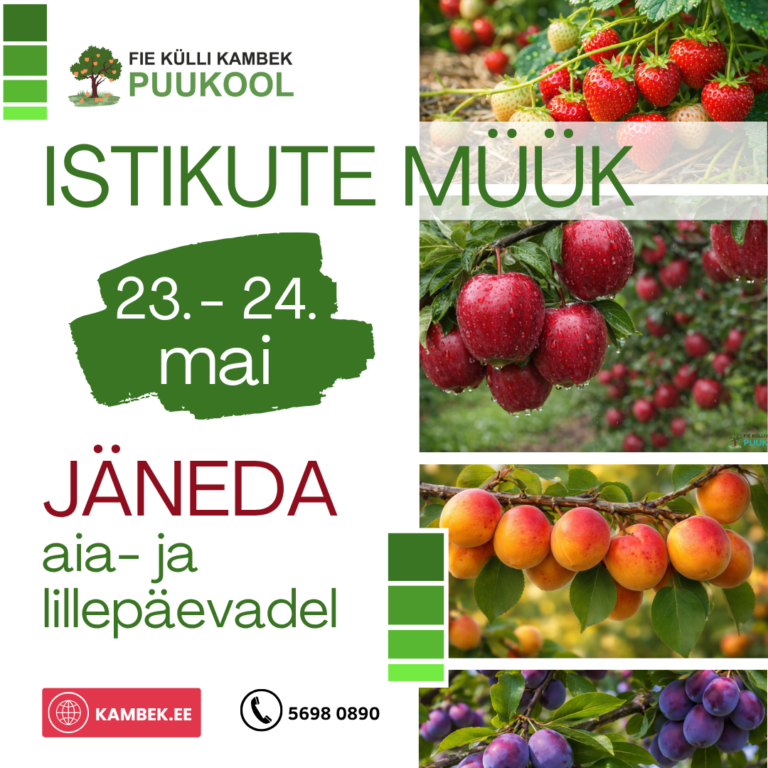 Jäneda aia- ja lillepäevad 23.-24. mai 2026