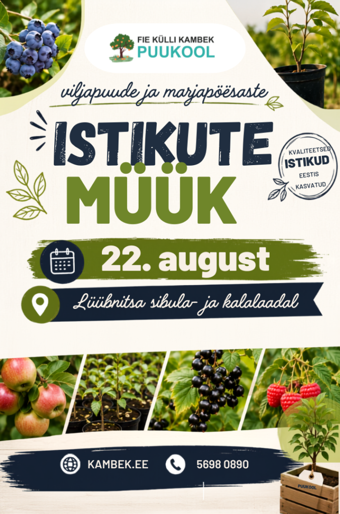 Lüübnitsa sibula- ja kalalaat 22.08.2026