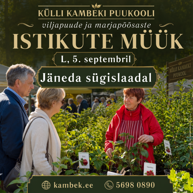 Jäneda sügislaat 5. september 2026